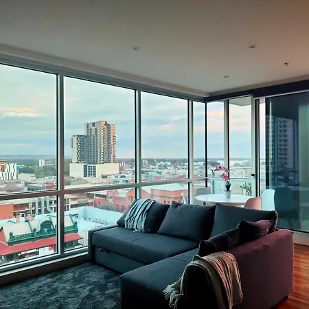 Adelaide Central Skyline Panoramic Suite Exterior photo
